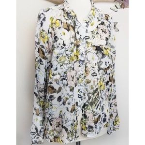 Jeans by Buffalo Floral Large Blouse